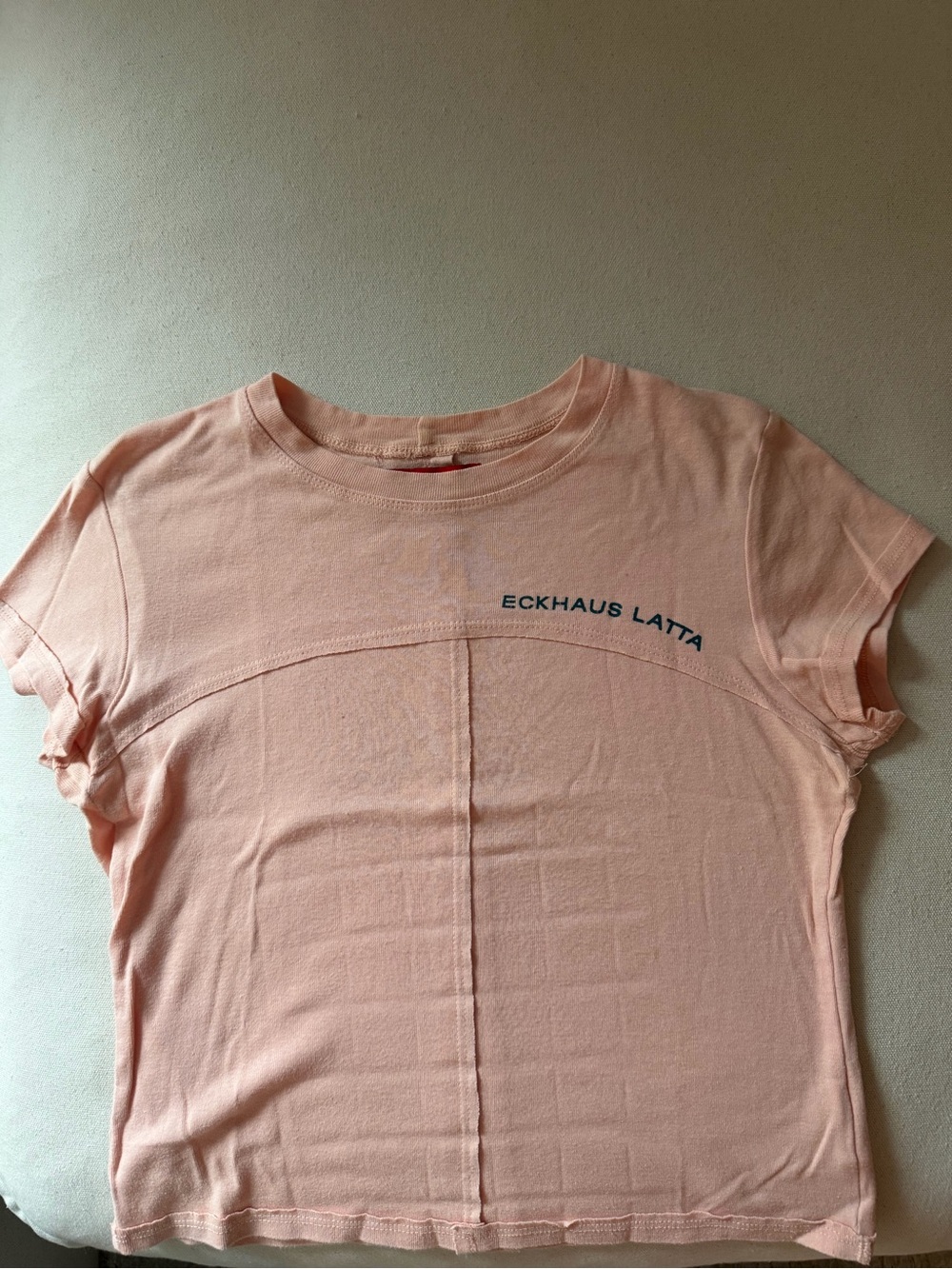 Eckhaus Latta Peach baby Tee